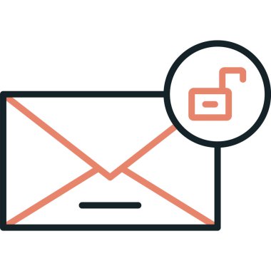 e-posta zarfı simgesi - taslak biçimi