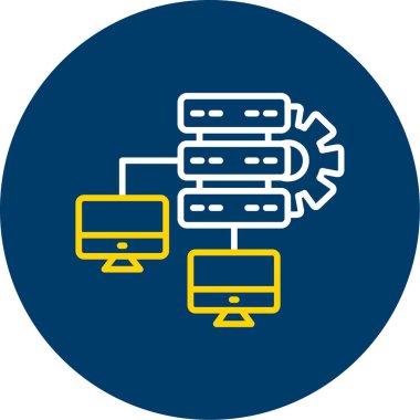 database icon in trendy style isolated background