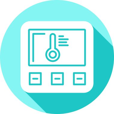 temperature modern icon, vector illustration
