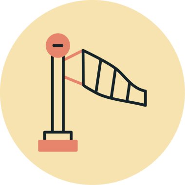 Modern bir simgenin vektör illüstrasyonu