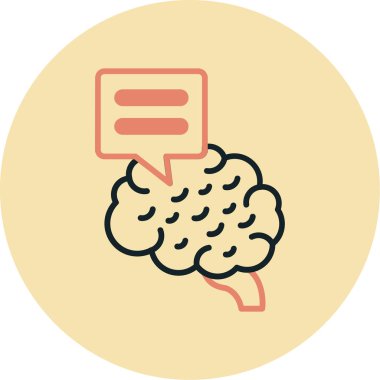 Konuşma balonu vektör çizimi