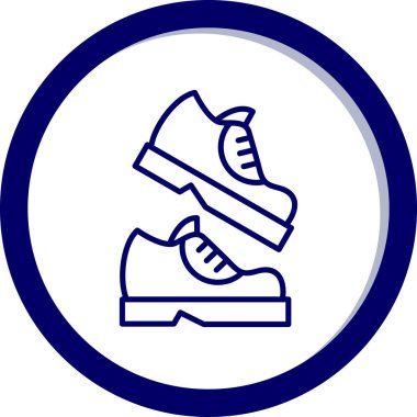 ayakkabı web simgesi vektör illüstrasyonu