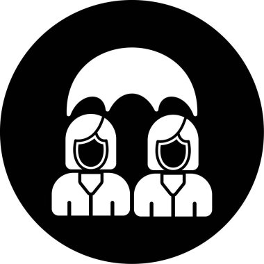 İnsan simgesinin vektör illüstrasyonu