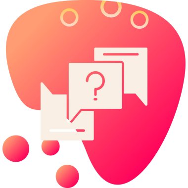 Soru işareti vektör illüstrasyonu