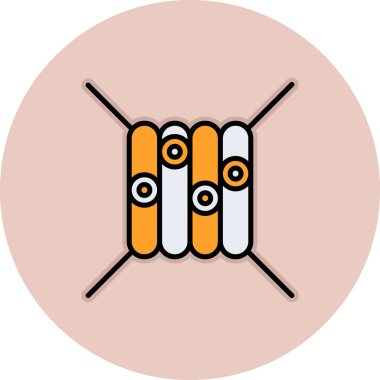 Vektör illüstrasyonu, simge ögesi arkaplanı