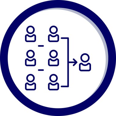 şebeke. Web simgesi basit illüstrasyon