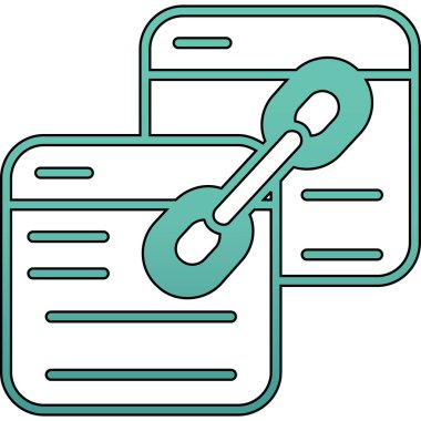 zincir kilidi vektör illüstrasyonu