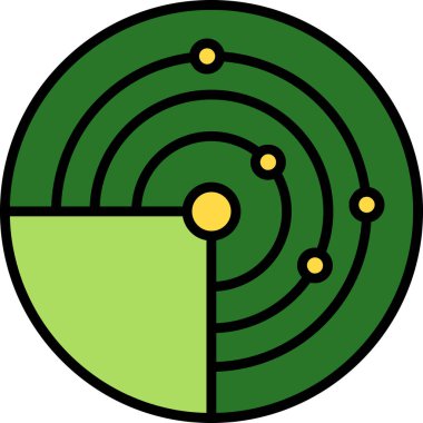 hedef simge, vektör illüstrasyonu