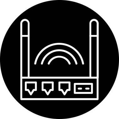 Bir b eksikliği simgesinin vektör çizimi