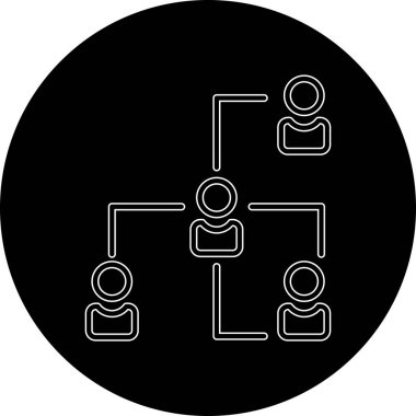 Moda biçimi izole edilmiş sosyal ağ simgesi