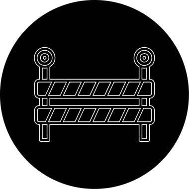 Kürsü ikonunun illüstrasyon ikonu. tasarım ve iç tasarım için