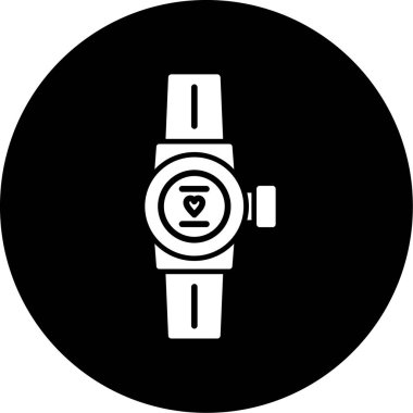 Kol saati web simgesi, vektör çizim