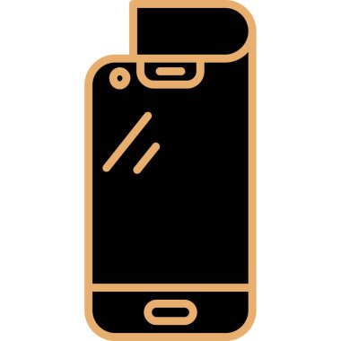 akıllı telefon simgesi vektör illüstrasyonu