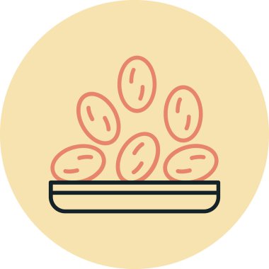 Kahve. Web simgesi basit illüstrasyon