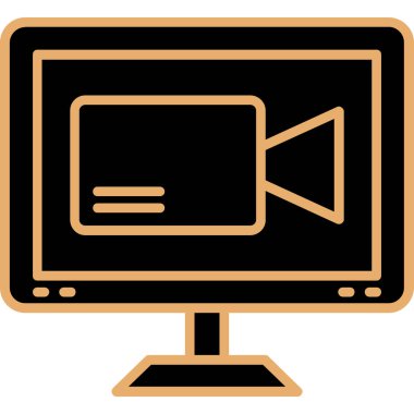 bilgisayar ekranı vektör simgesi