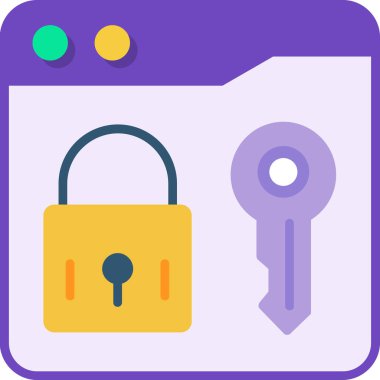 anahtar parola simgesini kilitle