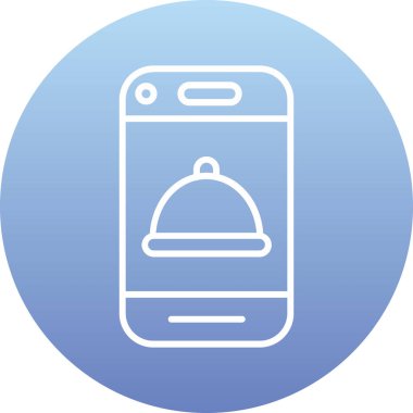 Gıda simgesinin vektör illüstrasyonu