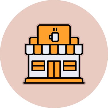 Gıda simgesinin vektör illüstrasyonu