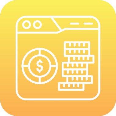 para makinesi simgesi vektörü web ve mobil uygulama tasarımı, nakit makine logosu kavramı için beyaz arkaplan izole