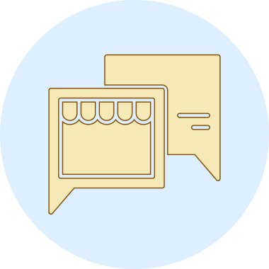 Modern simgenin vektör illüstrasyonu