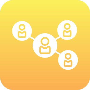 İnsanların vektör illüstrasyon simgesi