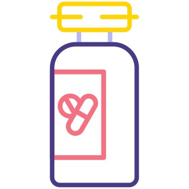 Modern simgenin vektör illüstrasyonu