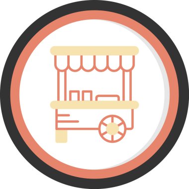 trend biçimi izole edilmiş arkaplan simgesi