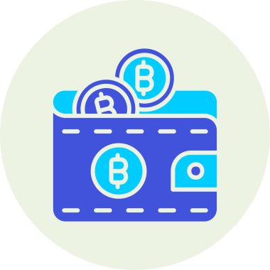 Para için. Web simgesi basit illüstrasyon