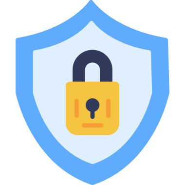 güvenlik simgesi, modern tasarım, vektör illüstrasyonu