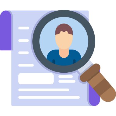 iş düzlüğü simgesi, vektör illüstrasyonu