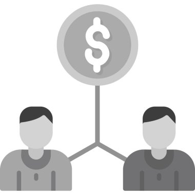 İnsan simgesinin vektör illüstrasyonu