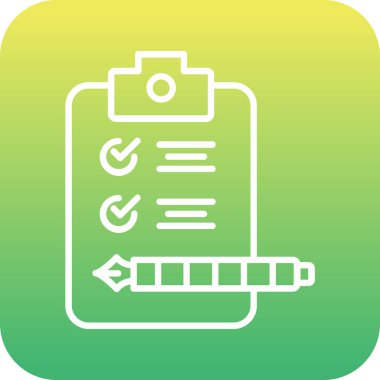 Vektör belgesi Simge illüstrasyonu