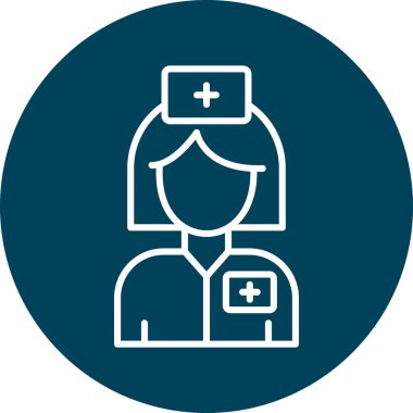 vektör hemşire resimleme