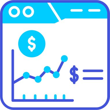 İş haritası simgesi. Web tasarımı için basit iş grafik vektör simgeleri tasarımı