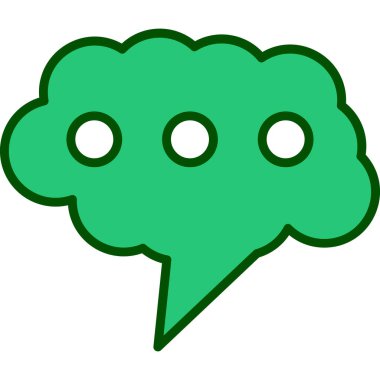 Konuş. Web simgesi basit tasarım