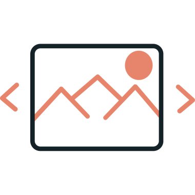 grafik vektör çizgisi simgesi