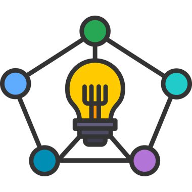 ağ bağlantısı simgesi çizimi