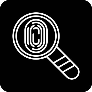 Arama simgesi, vektör illüstrasyonu