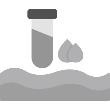 bir su şişesinin düz simge tasarımı