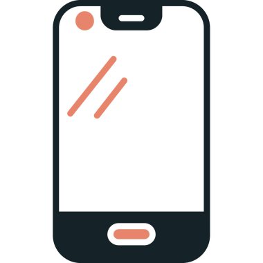 Akıllı telefon. Web simgesi basit tasarım