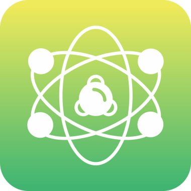 Benzersiz bilim vektör çizgisi simgesi