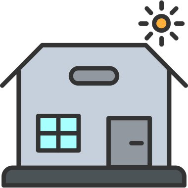 konut simgesi oluşturma - taslak biçimi