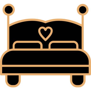 Koltuk vektör simgesi. düz biçim vektör resimleme sembolü