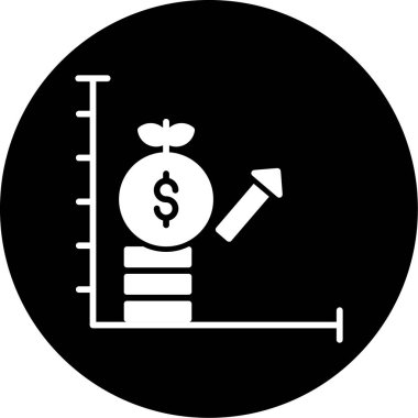 Dolar vektör illüstrasyon simgesi