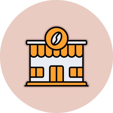 Bir ev simgesinin vektör illüstrasyonu