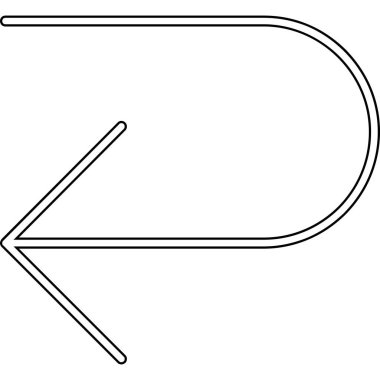 ok simgesi vektör illüstrasyonu