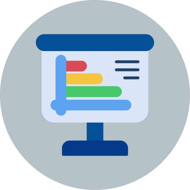 iş grafiği vektör simgesi