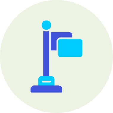 Lamba. Web simgesi basit illüstrasyon