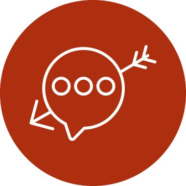 Konuşma balonu vektör tasarımı