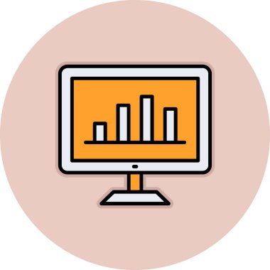 bilgisayar simgesi, vektör illüstrasyonu